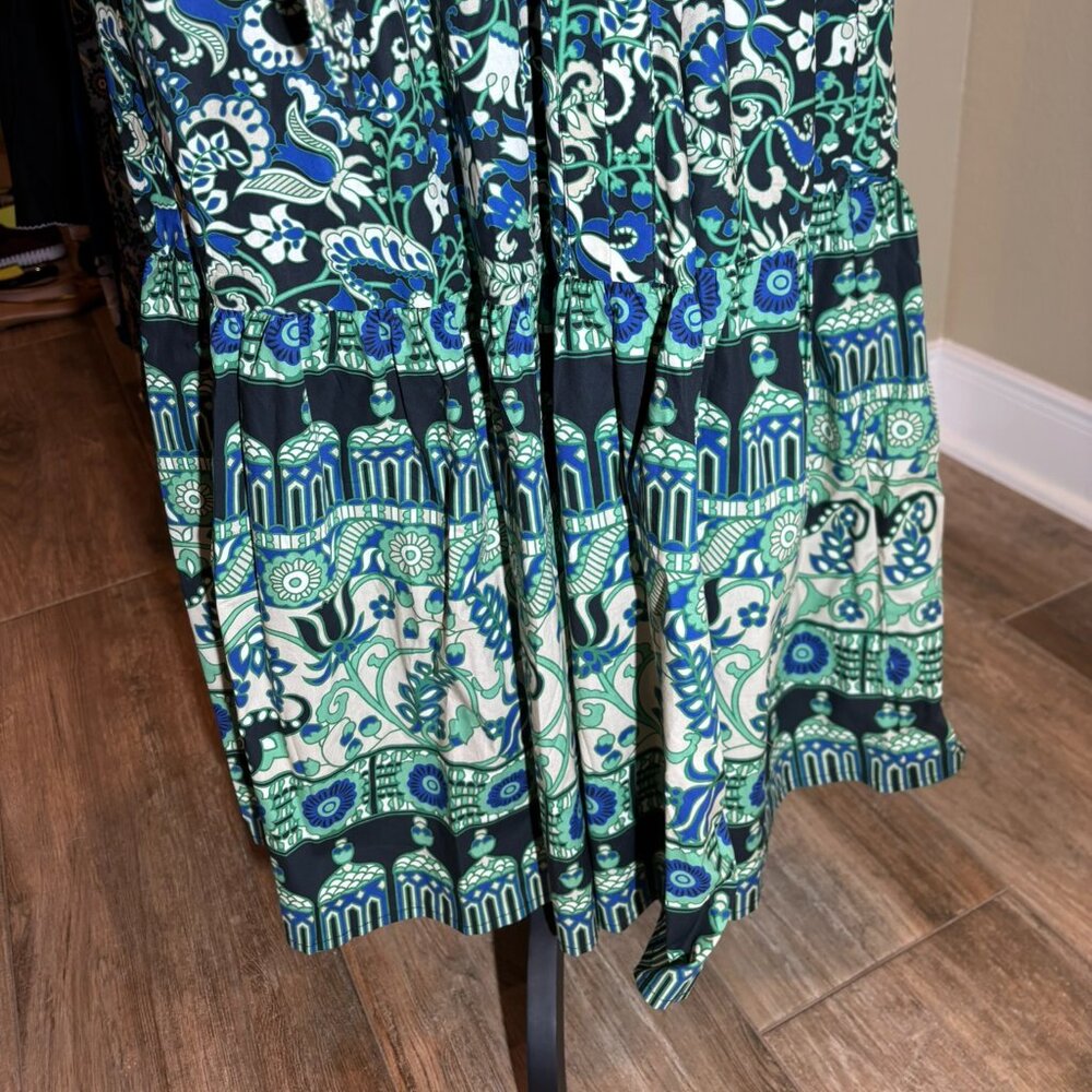 💚 NWT Tuckernuck Lyles Batik Floral Maxi Dress - Size XXL - Picture 12 of 14